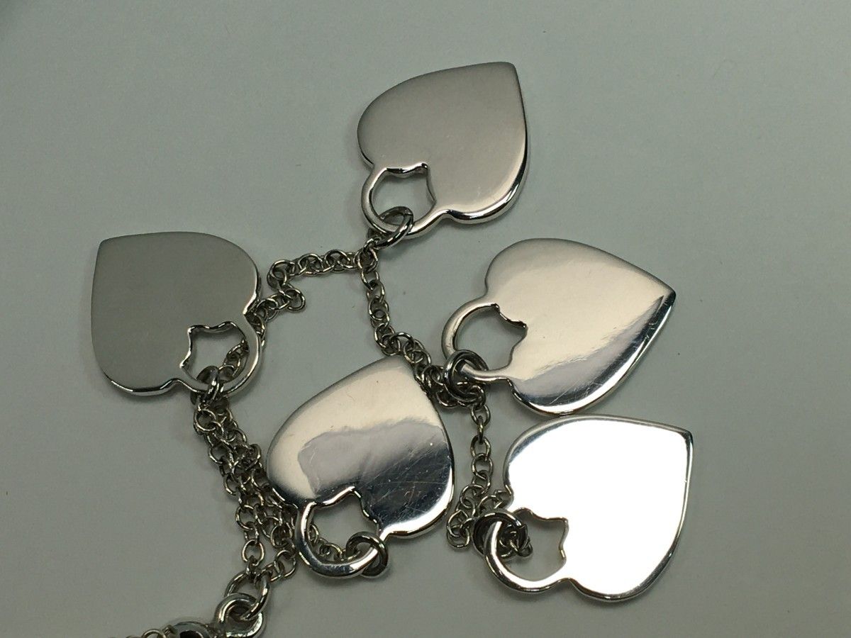 q1076 幻級希少レア 美品 ティファニー Tiffany 5連ハート q1076 幻級希少レア 美品 ティファニー Tiffany 5連ハート