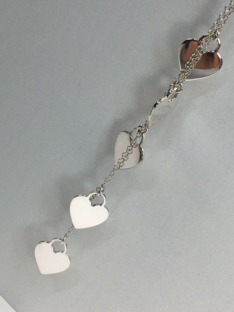 q1076 幻級希少レア 美品 ティファニー Tiffany 5連ハート q1076 幻級希少レア 美品 ティファニー Tiffany 5連ハート