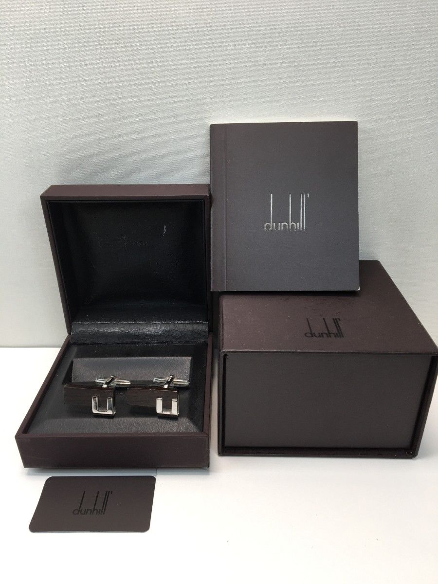 Dunhill 美品 カフス & 箱 レア品(希少レア 美品 dunhill Dunhill 美品 カフス & 箱 レア品(希少レア 美品 dunhill