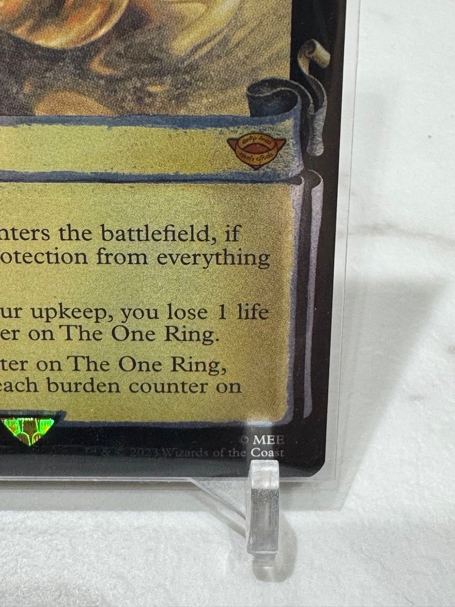 MTG 一つの指輪 銀幕foil シルバーfoil silverfoil MTG 一つの指輪 The One Ring 銀幕foil シルバーfoil