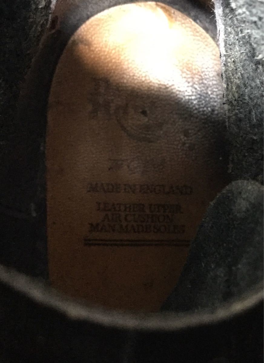 ドクターマーチン ビンテージ イギリス製 スタッズ ブーツ 8ホール　Dr.Martens パンクス　スキンズ　モッズ