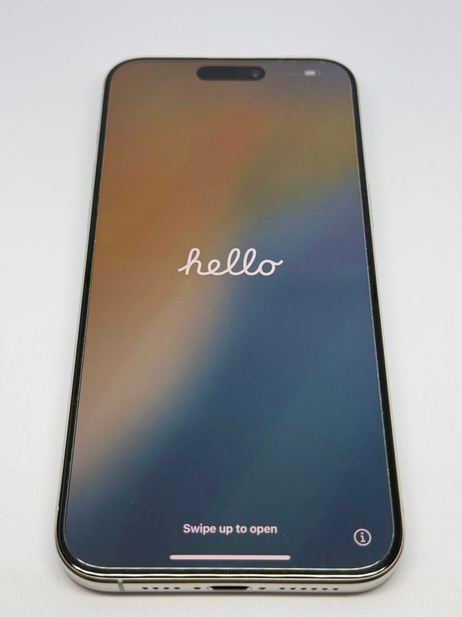 美品】iPhone 15 Pro Max ホワイトチタニウム 256 GB SIMフリー 美品】iPhone 15 Pro Max ホワイトチタニウム 256 GB SIMフリー