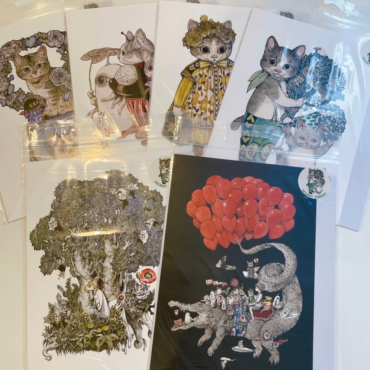 ヒグチユウコ 韓国限定 ポスター 全6種セット SECRET FOREST ヒグチユウコ 韓国限定 ポスター 全6種セット SECRET FOREST