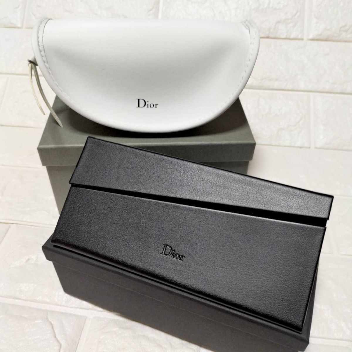 新品2個セット 純正ケース Christian Dior サングラ 新品2個セット 純正ケース Christian Dior サングラ