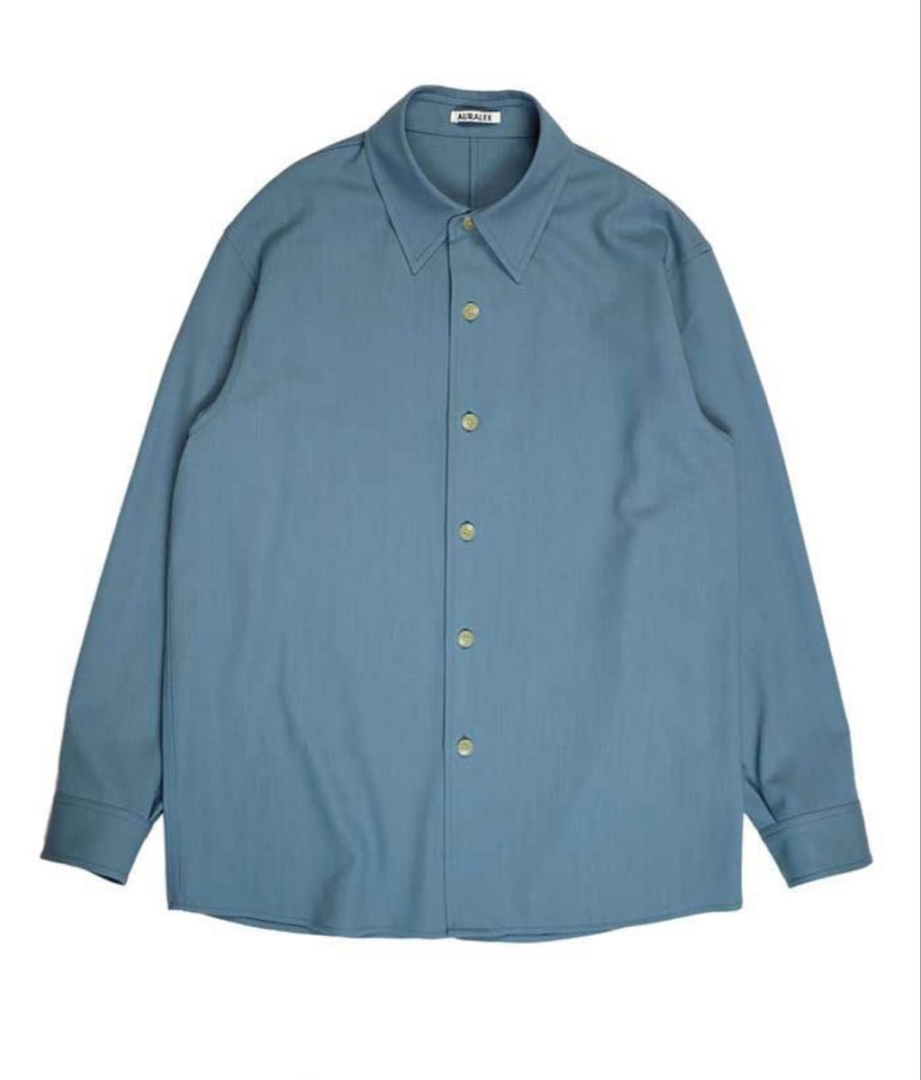 AURALEE 24SS Hard Twist Wool Dobby Shirt AURALEE 24SS Hard Twist Wool Dobby Shirt