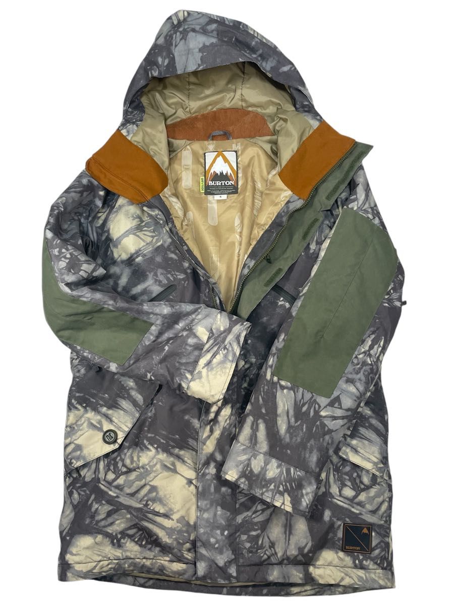 美品 BURTON バートン スノーボード ウェア リアルツリーカモ柄 美品 BURTON バートン スノーボード ウェア リアルツリーカモ柄