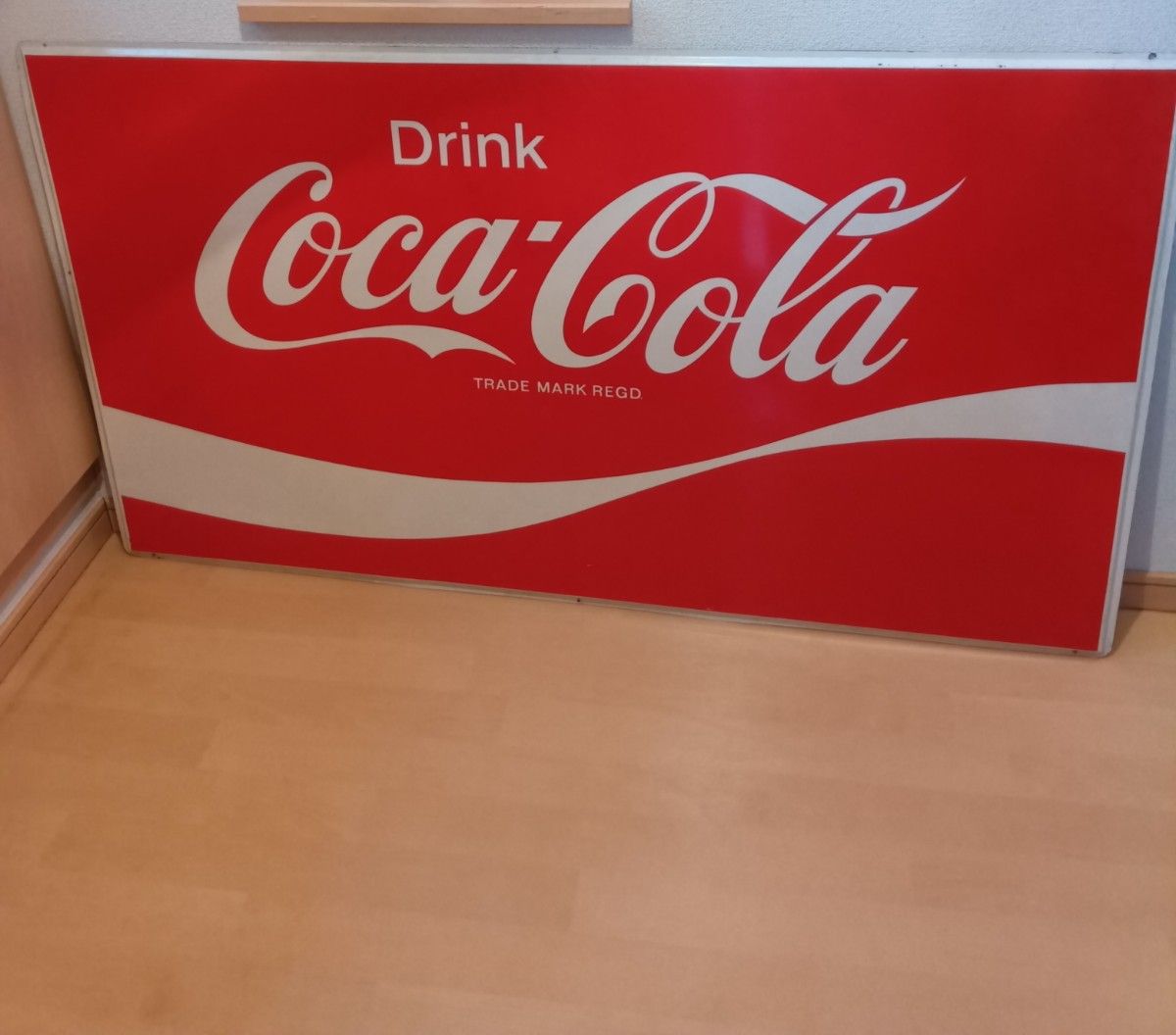 コカコーラ 特大看板 Coca-Cola ブリキ看板 昭和レトロ 当時物 コカコーラ 特大看板 Coca-Cola ブリキ看板 昭和レトロ 当時物