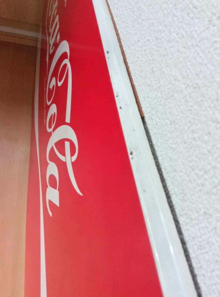 コカコーラ 特大看板 Coca-Cola ブリキ看板 昭和レトロ 当時物 コカコーラ 特大看板 Coca-Cola ブリキ看板 昭和レトロ 当時物