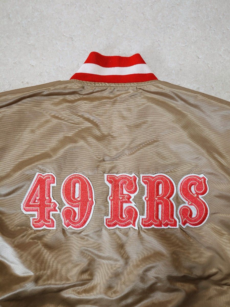 長瀬智也着用!スターター はちきれ NFL 49ersスタジャン 長瀬智也着用!スターター はちきれ NFL 49ersスタジャン