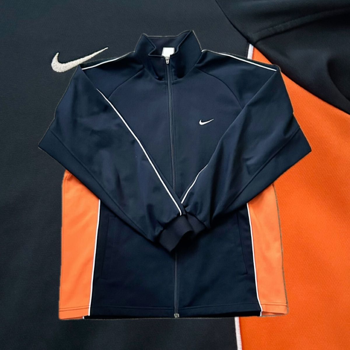 00s Nike トラックジャケット ジップアップジャケット ネイビー 00s Nike トラックジャケット ジップアップジャケット ネイビー