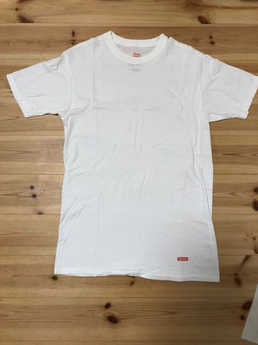 Supreme Hanes シュプリーム　ヘインズ　Tシャツ　サイズS ホワイト　一枚_画像1