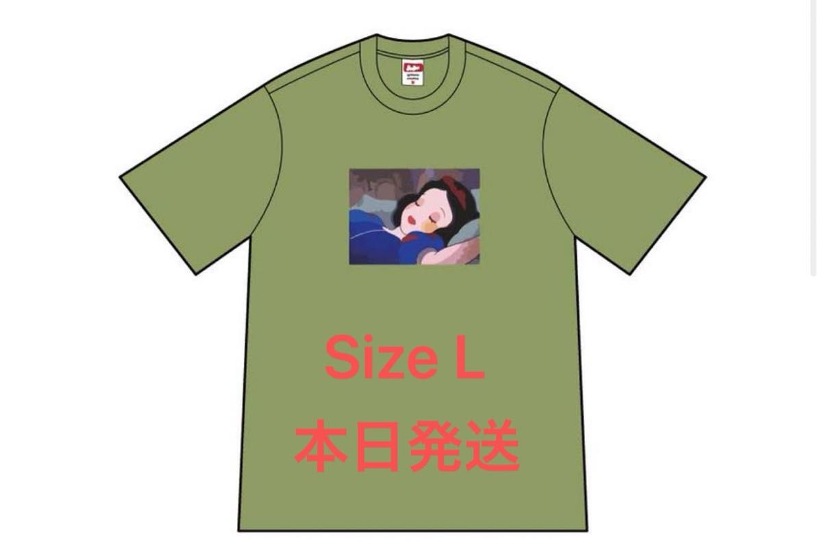 Supreme Snow White Tee Moss Men - Tシャツ Supreme Snow White Tee Moss Men - Tシャツ
