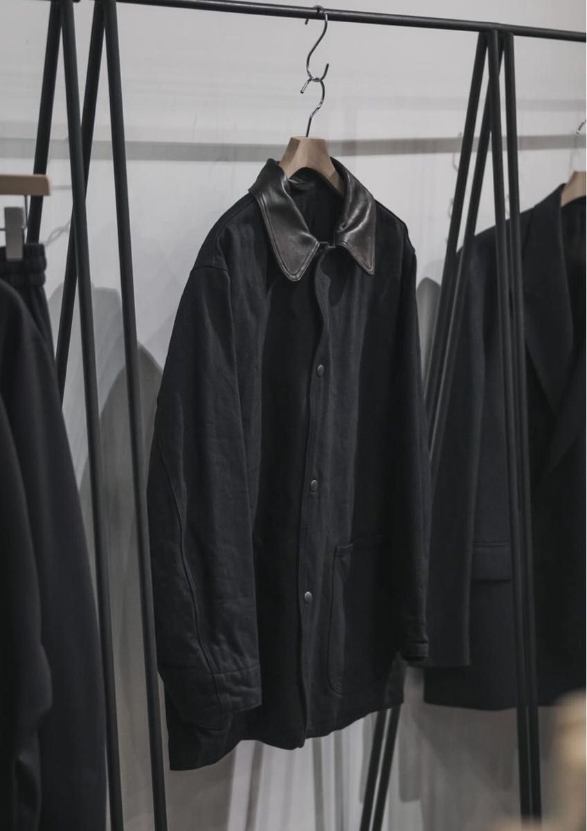 COMOLI 24aw デニム/レザー ワークジャケット サイズ2|Yahoo COMOLI 24aw デニム/レザー ワークジャケット サイズ2|Yahoo