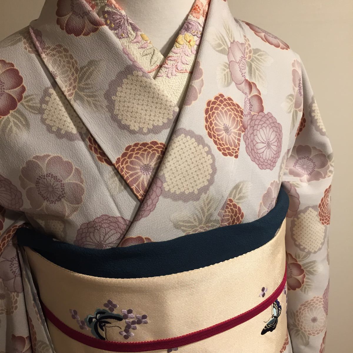 撫松庵 まる菊小紋 トルソー着用のみ 新品送料込 | alfasaac.com