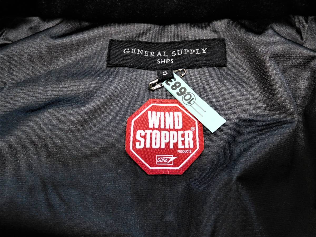 SHIPS GENERAL SUPPLY シップス ジェネラルサプライ GORE WIND STOPPER ダウン Size:S クリーニング済_画像7