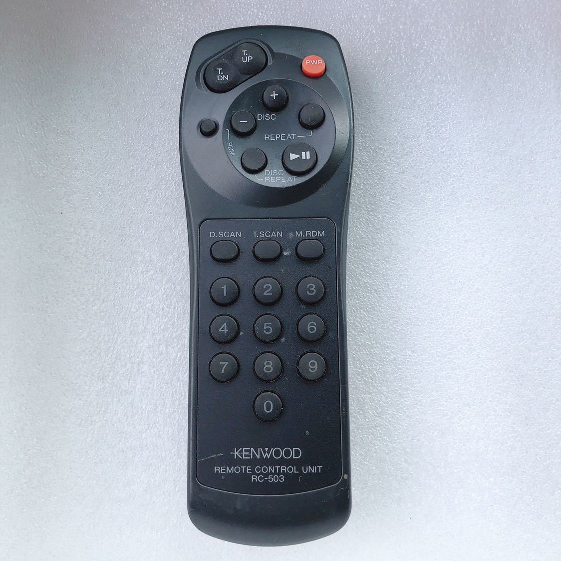 ＊ジャンク品 KENWOOD リモコン RC‐503＊_画像1