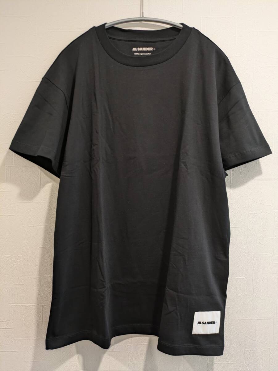 新品 正規 Jil Sander+ Pack 3 pack T-shirt Black [XLサイズ
