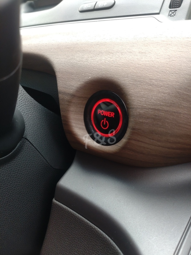 ホンダ フリード GB 5~8型 プッシュスタートスイッチ エンジンスターター リング ハザードスイッチ 3Dカーボン調ブラックシート カスタム_画像5