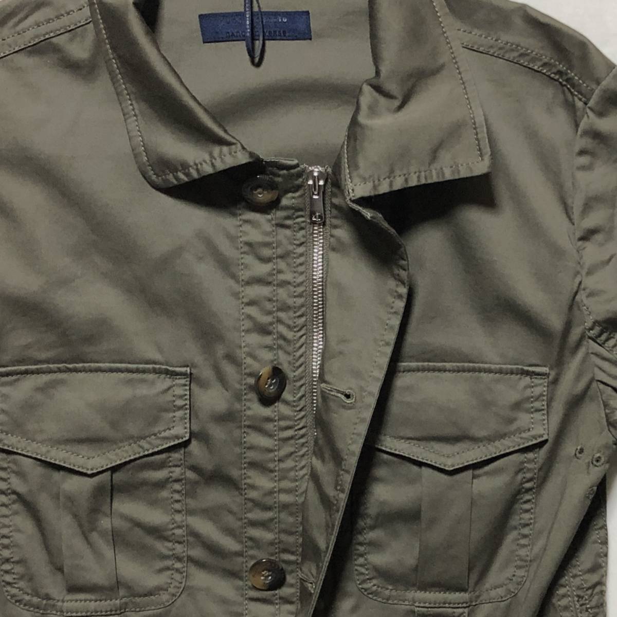 JUN HASHIMOTO ジュンハシモト × nanouniverse ナノユニバース ミリタリー シャツ ジャケット S 美品 管理C518