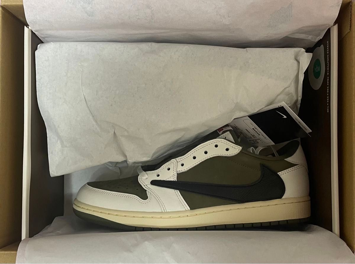 Travis Scott Nike Air Jordan 1 Low OG SP Reverse Olive 28cm Travis Scott Nike Air Jordan 1 Low OG SP Reverse Olive 28cm