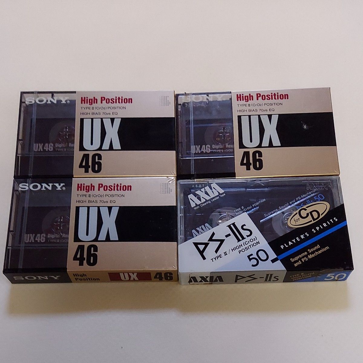 □未開封□カセットテープ□AXIA□PS-Ⅱs46分□slim□ハイ □未開封□カセットテープ□AXIA□PS-Ⅱs46分□slim□ハイ