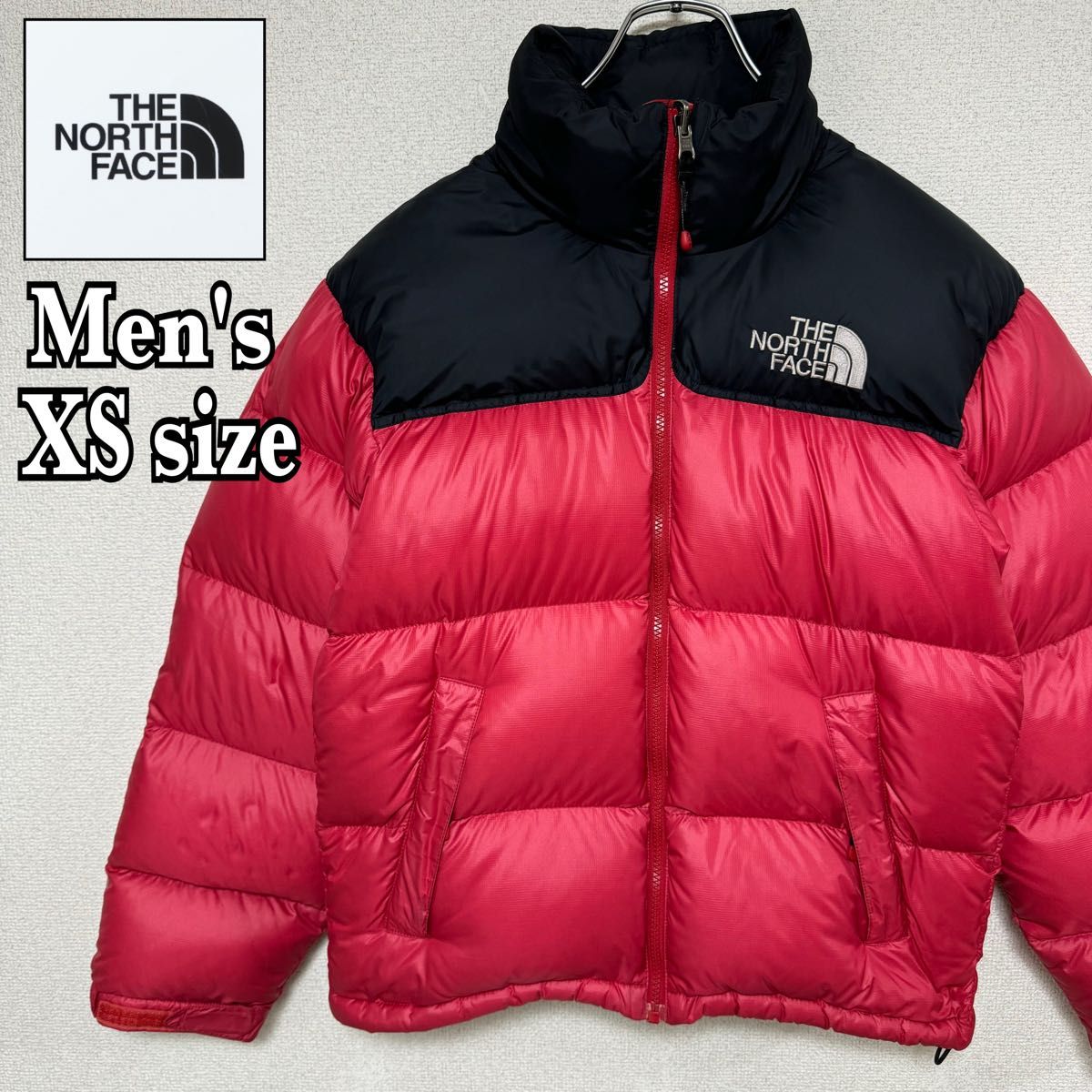 THE NORTH FACE ノースフェイス ヌプシ ダウンジャケット レッド THE NORTH FACE ノースフェイス ヌプシ ダウンジャケット レッド