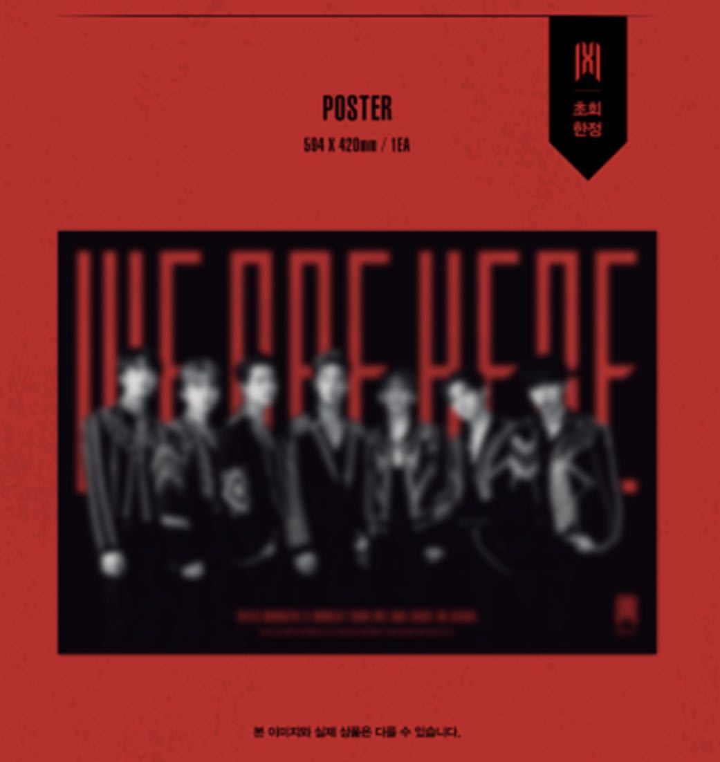 DVD 2019 MONSTA X WORLD TOUR [WE ARE HERE] IN SEOUL[ poster ] goods monekmonek