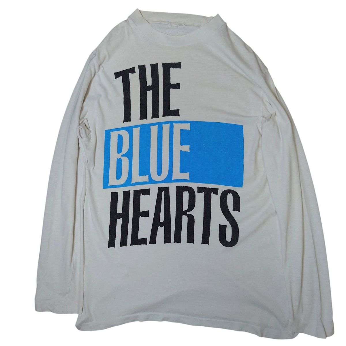 当時物 90年代 本物 the blue hearts ロンT 長袖 Tシャツ 当時物 90年代 本物 the blue hearts ロンT 長袖 Tシャツ
