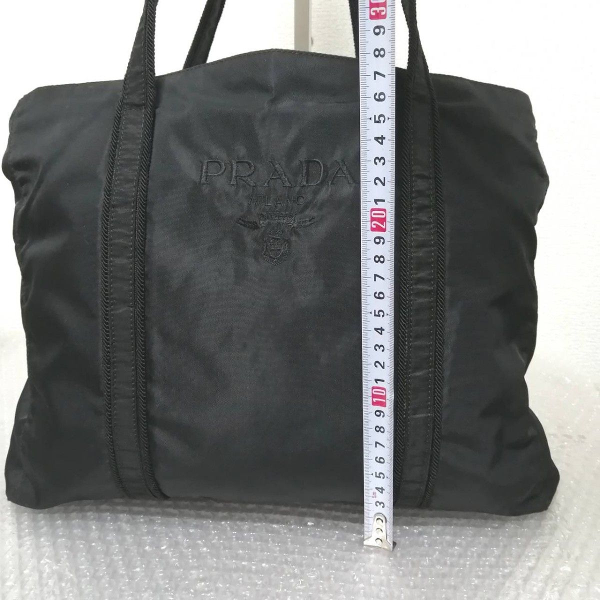 A4収納可【極美品】PRADA プラダ トートバッグ ナイロン 黒 A4収納可【極美品】PRADA プラダ トートバッグ ナイロン 黒