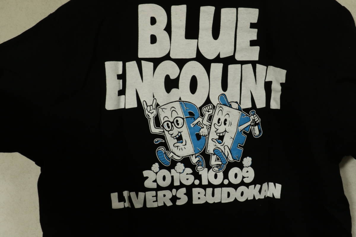 1度着用 ROLLING CRADLE × BLUE ENCOUNT ブルモンTシャツ Mサイズ グッズ_画像6