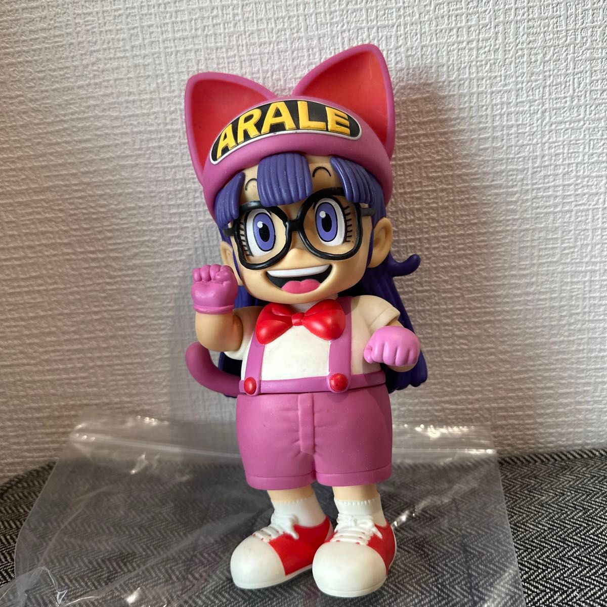 則巻アラレ んちゃVer 猫耳帽のアラレちゃん フィギュア ピンク 則巻アラレ んちゃVer 猫耳帽のアラレちゃん フィギュア ピンク