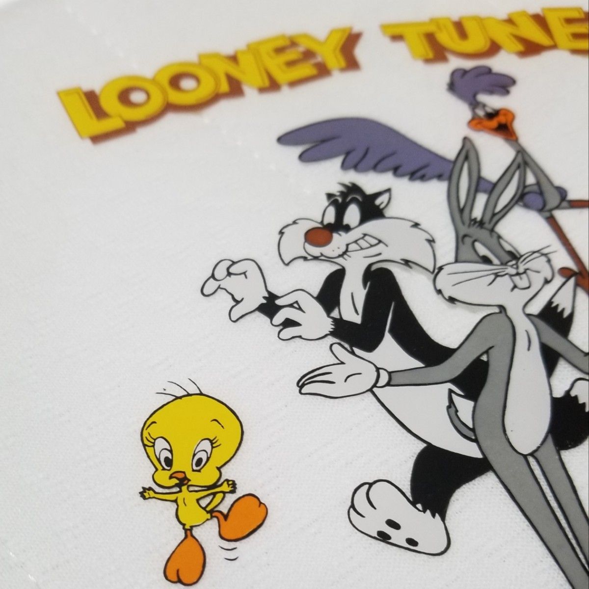 希少 1990年代物 トゥイーティーガラス絵皿昭和レトロ 送料込み 希少 1990年代物 トゥイーティーガラス絵皿昭和レトロ 送料込み
