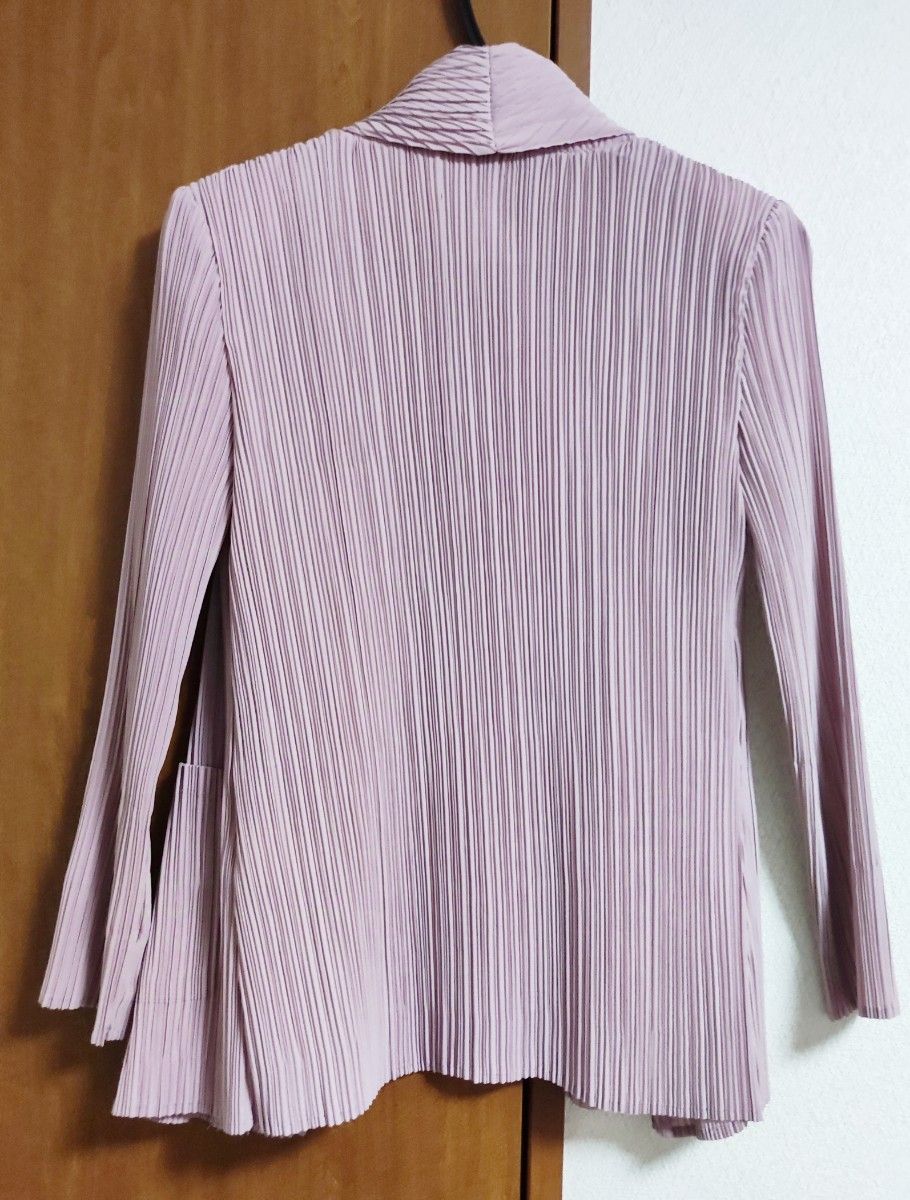 T-PLEATS COLLECTION プリーツ カーディガン スモーキーピンク T-PLEATS COLLECTION プリーツ カーディガン スモーキーピンク