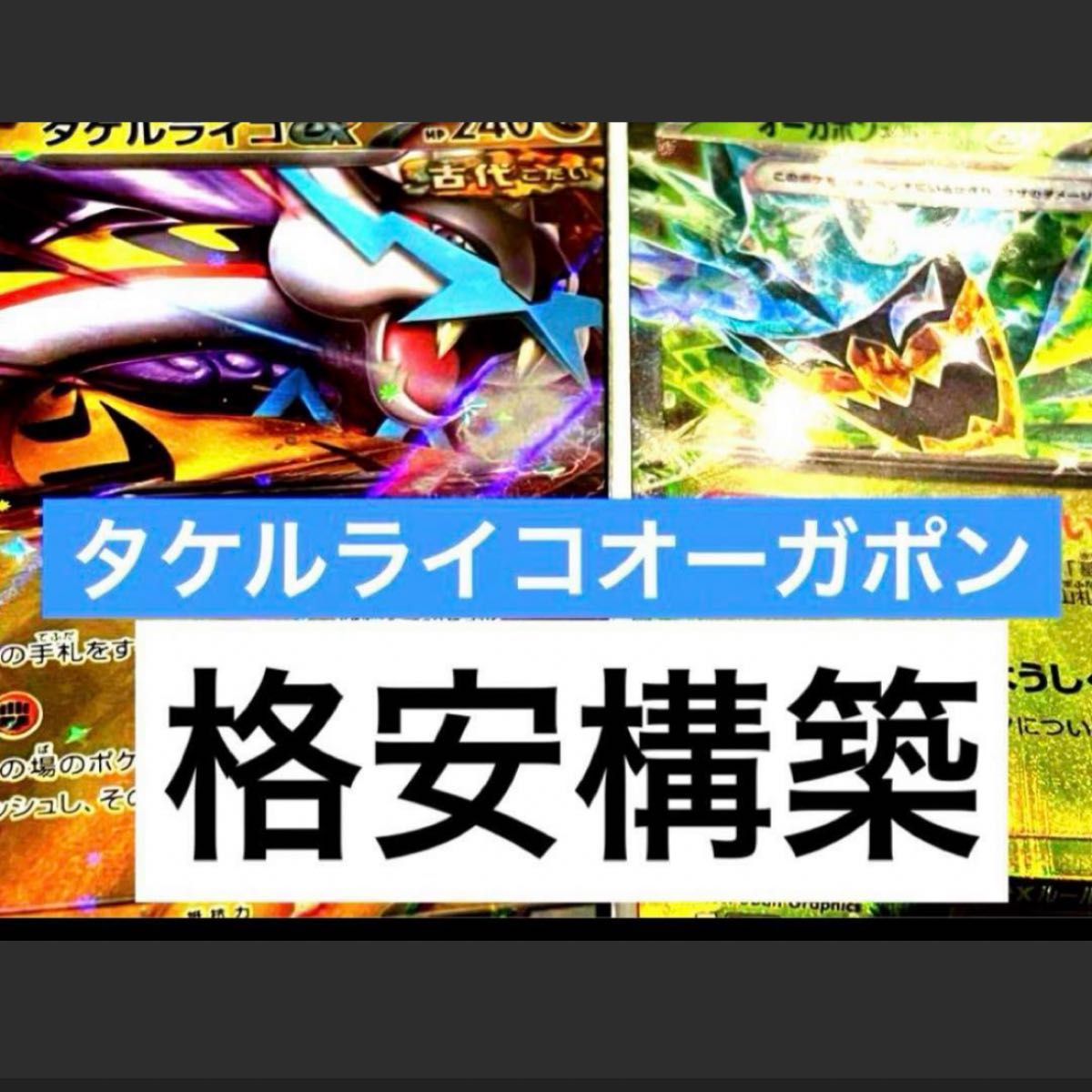 構築済みデッキ ポケモンカードゲーム ライコポン タケルライコ 構築済みデッキ ポケモンカードゲーム ライコポン タケルライコ