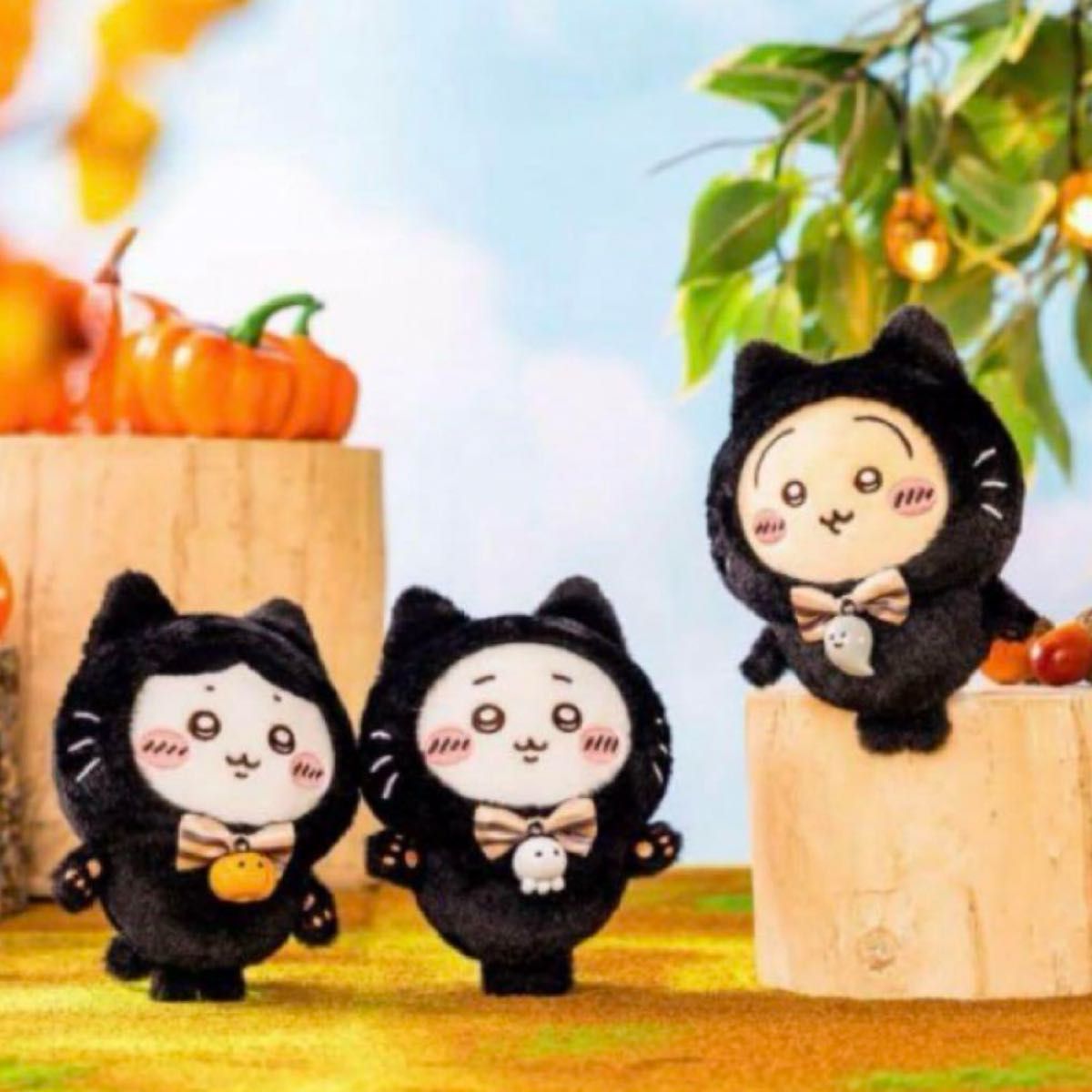 ちいかわ 2024 ハロウィン 黒猫のマスコット ちいかわ ハチワレ ちいかわ 2024 ハロウィン 黒猫のマスコット ちいかわ ハチワレ