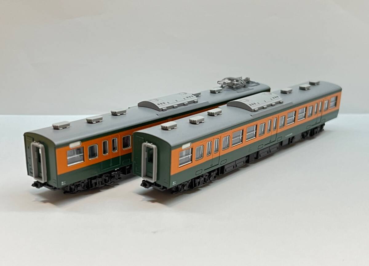 [新品送料230円]　モハ112-2105 (M)、モハ113-2105　KATO　10-1954　113系 2000番台 湘南色(JR仕様) 7両基本セット より