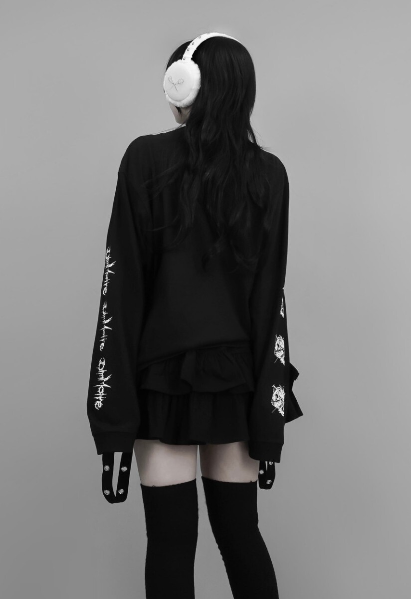 正規品 新品 Sickness ロンT【Black】 DimMoire ディムモアール 正規品 新品 Sickness ロンT【Black】 DimMoire ディムモアール