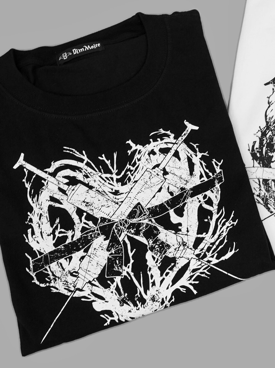 正規品 新品 Sickness ロンT【Black】 DimMoire ディムモアール 正規品 新品 Sickness ロンT【Black】 DimMoire ディムモアール