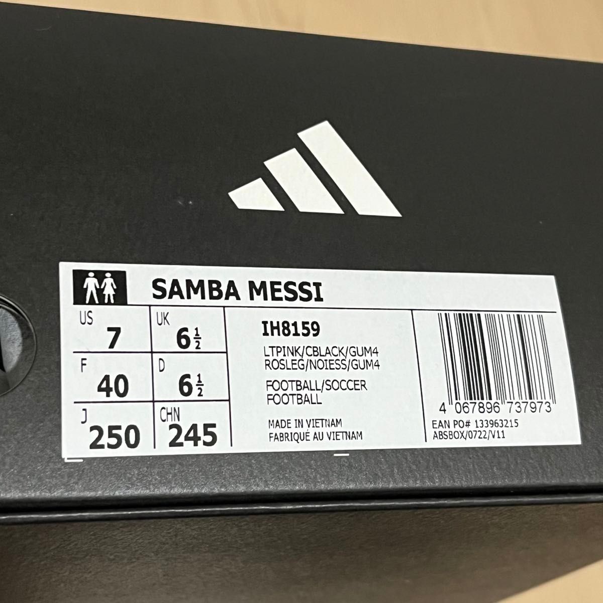 新品25cm】Lionel Messi × adidas Samba Black/Gold リオネル 新品25cm】Lionel Messi × adidas Samba Black/Gold リオネル