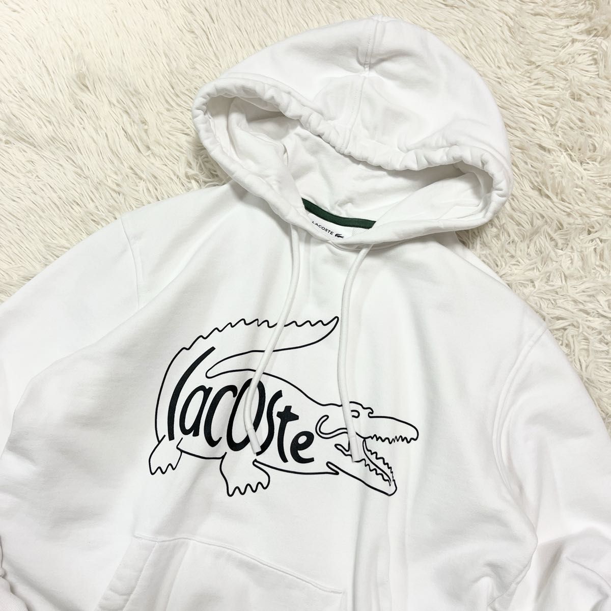 美品 LACOSTE ラコステ スウェット パーカー ワンピース 美品 LACOSTE ラコステ スウェット パーカー ワンピース