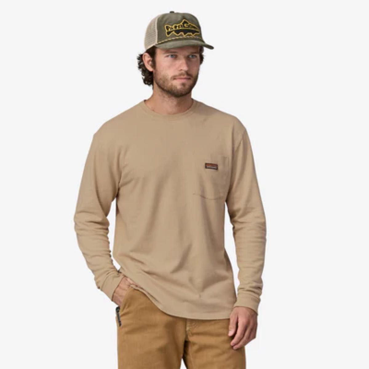 パタゴニア メンズ ロングスリーブ ワーク ポケット Tシャツ パタゴニア メンズ ロングスリーブ ワーク ポケット Tシャツ