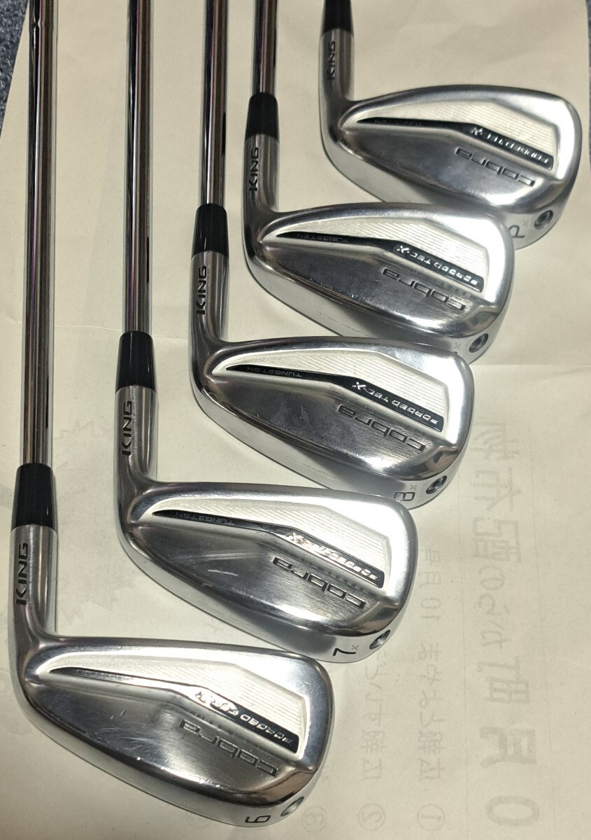 コブラ フォージドテックX cobra FORGED TEC X アイアンセット 6I～PW 5本 NS PRO 950GH neo S