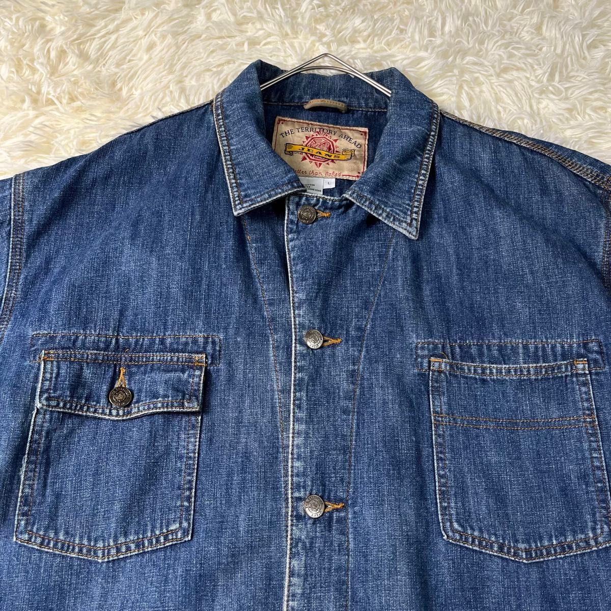 90s カバーオール L デニムジャケット usa古着 ヴィンテージ 90s カバーオール L デニムジャケット usa古着 ヴィンテージ