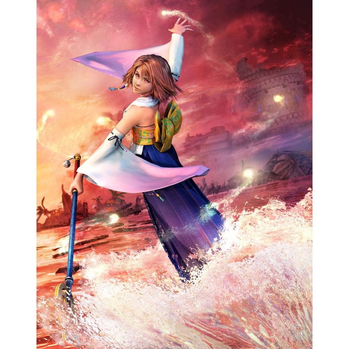 ファイナルファンタジー10 ユウナ 異界送り 非売品スリーブ ファイナルファンタジー10 ユウナ 異界送り 非売品スリーブ