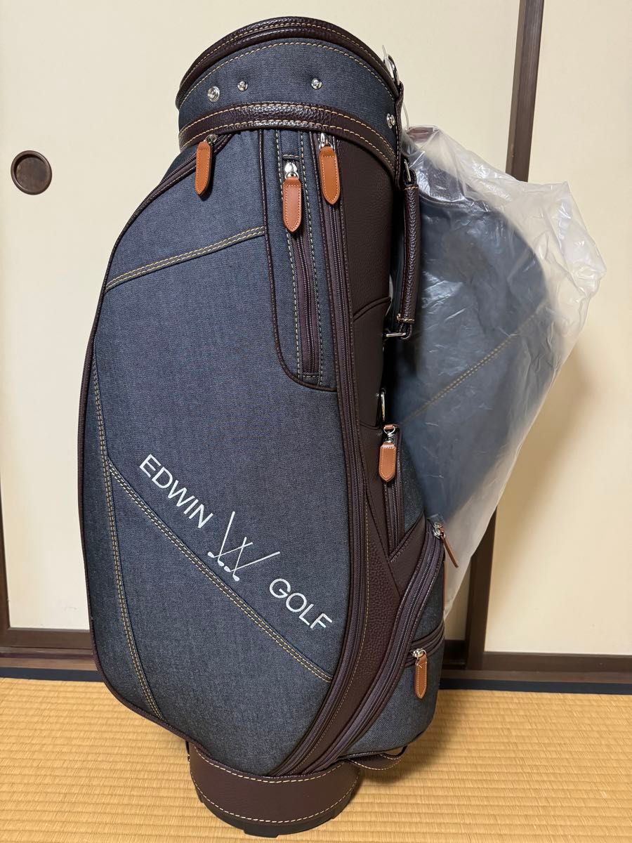 未使用 EDWIN エドウィン ゴルフ ゴルフバッグ キャディバッグ 未使用 EDWIN エドウィン ゴルフ ゴルフバッグ キャディバッグ