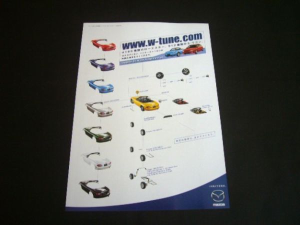 NB マツダ ロードスター 広告 ウェブチューンド Web Tune Factory 検:ポスター カタログ_画像1