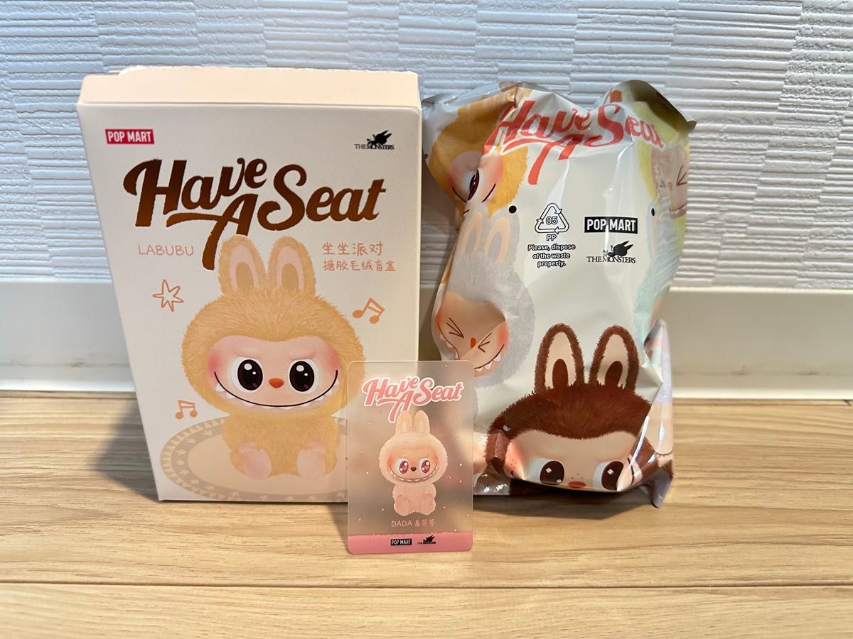 THE MONSTERS Have a Seat ぬいぐるみ POPMART LABUBU DADA 新品 THE MONSTERS Have a Seat ぬいぐるみ POPMART LABUBU DADA 新品