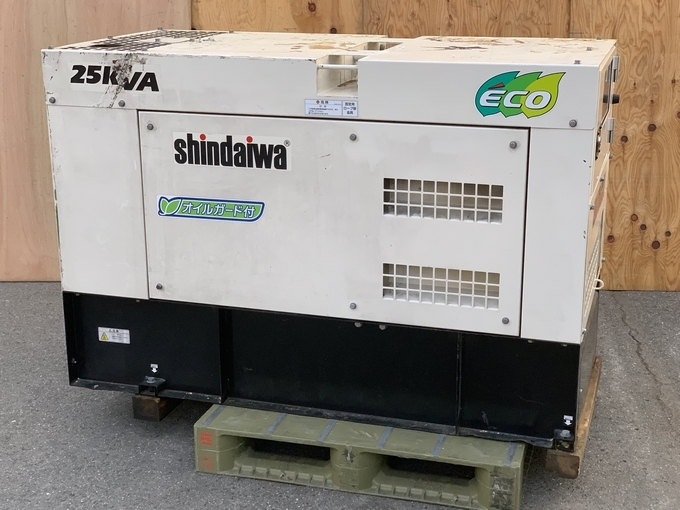 引取限定 新ダイワ ディーゼル発電機 25KVA 三相・単相3線同時出力 引取限定 新ダイワ ディーゼル発電機 25KVA 三相・単相3線同時出力