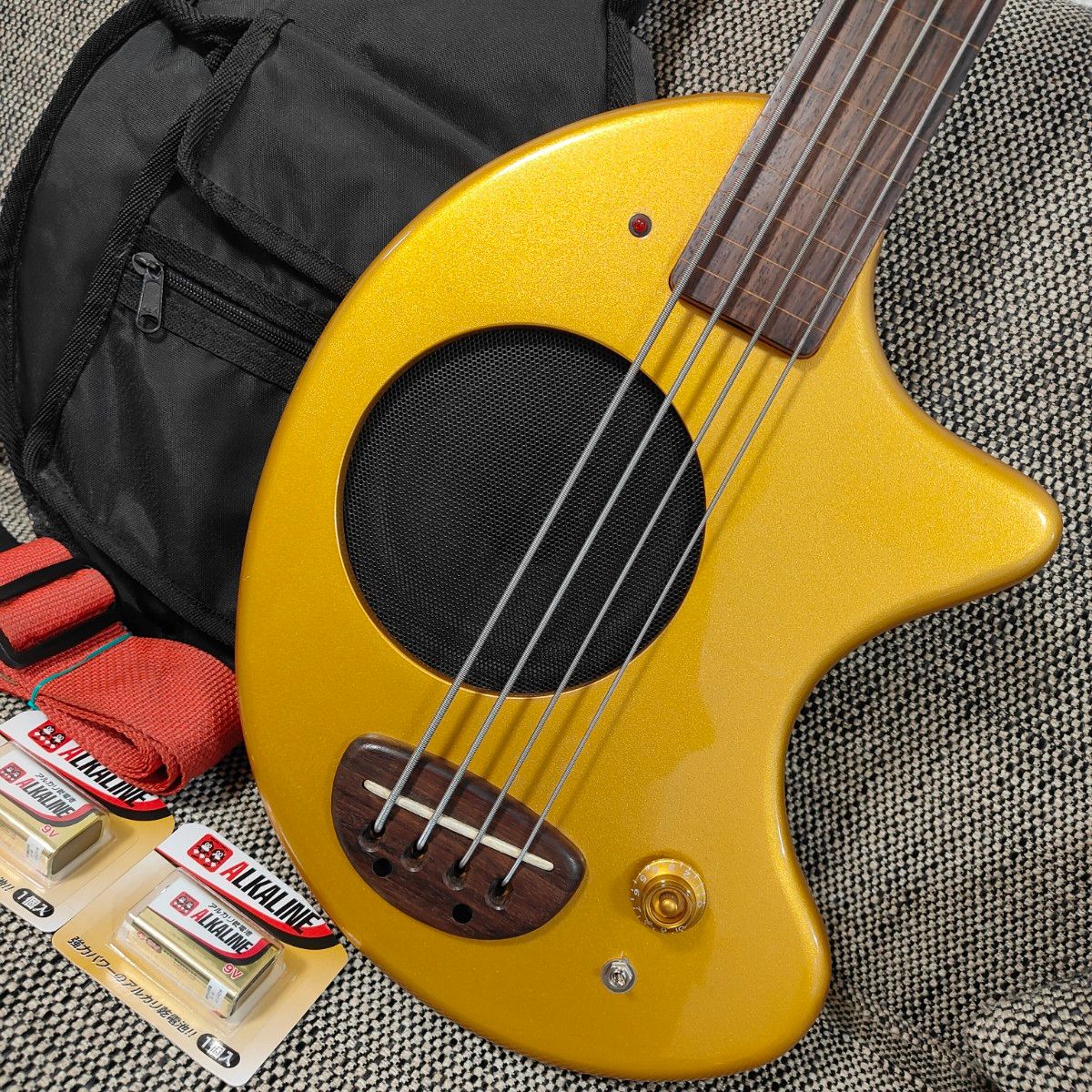 ZO-3 PIE-ZO BASS GOLD レア ピエゾー フレットレス ベース ZO-3 PIE-ZO BASS GOLD レア ピエゾー フレットレス ベース