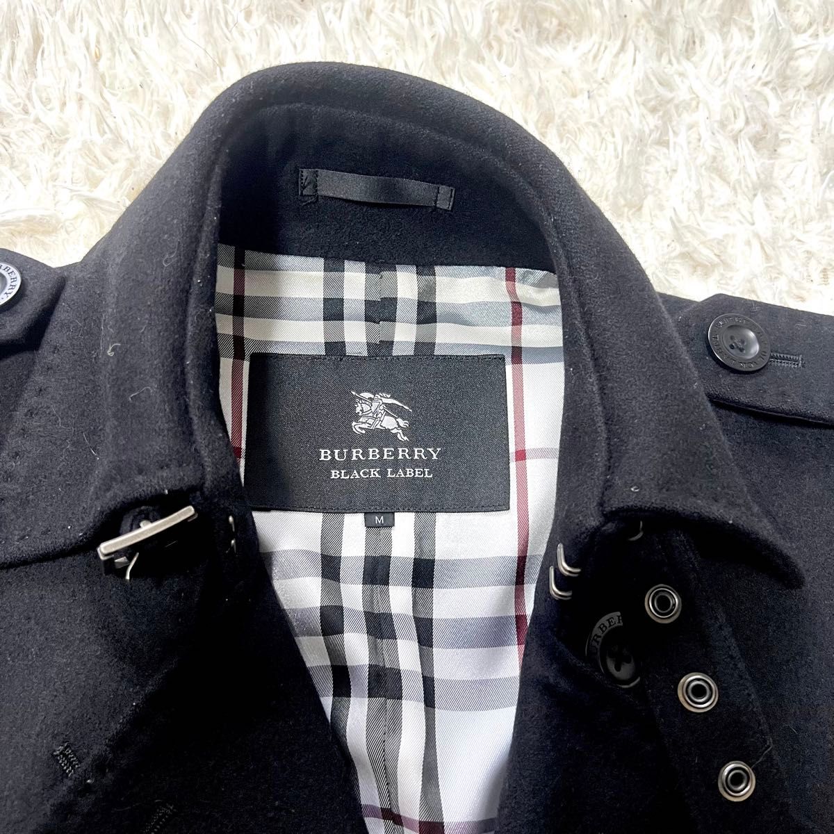 美品】BURBERRY BLACK LABEL バーバリーブラックレーベル 美品】BURBERRY BLACK LABEL バーバリーブラックレーベル